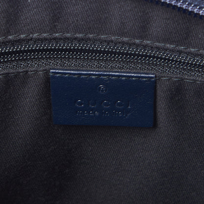 Gucci GG Plus Monogram Medium Flat Messenger Bag Navy 8 of 8