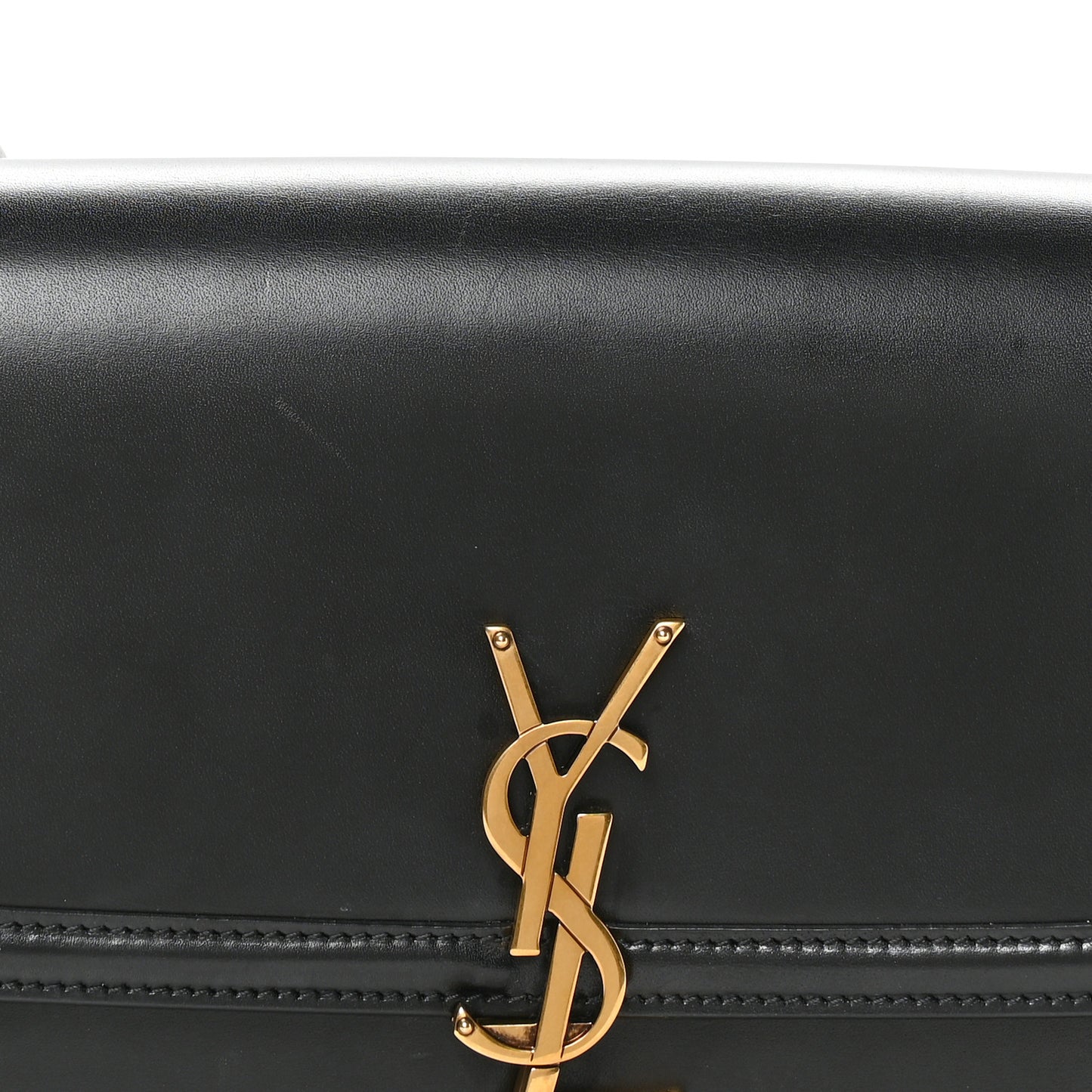 Box Calfskin Monogram Medium Solferino Satchel Black