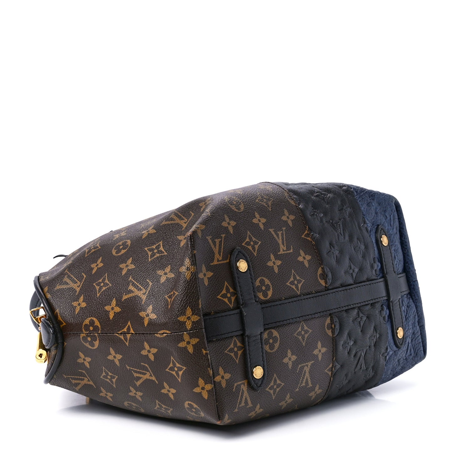 Monogram Stripes Medium Bag Marine