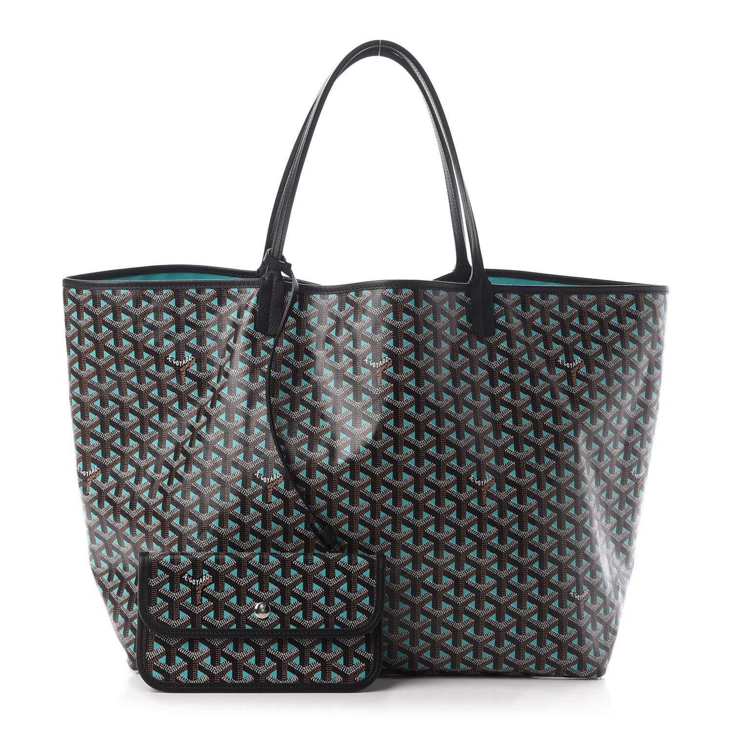 Goyard Goyardine Saint Louis Claire Voie GM Black Opaline 1 of 7