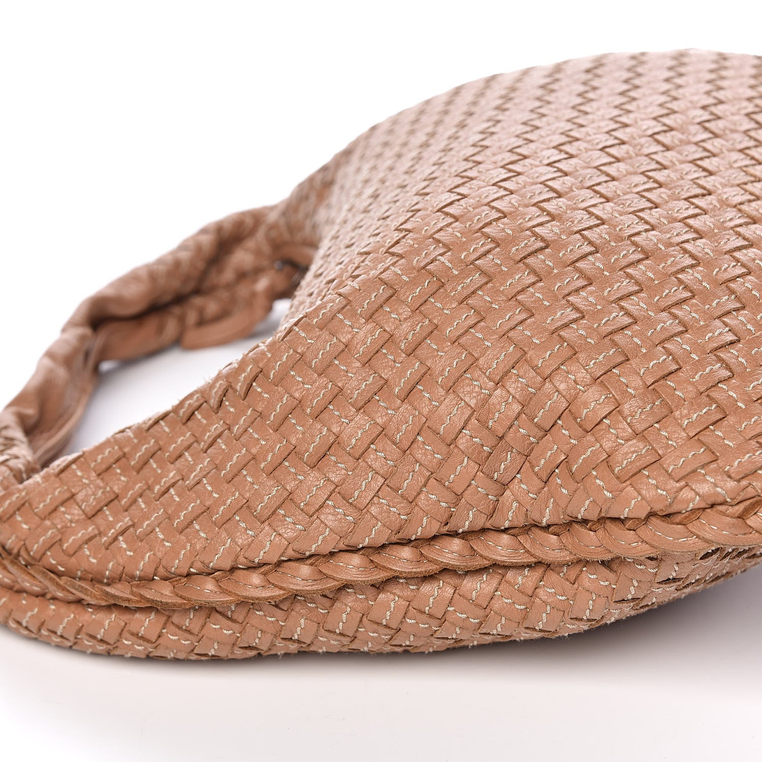 Bottega Veneta Nappa Stitched Intrecciato Medium Veneta Hobo 17 of 17