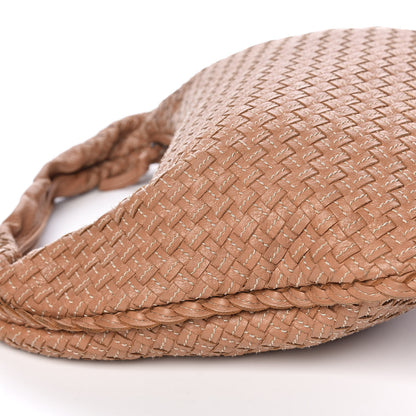 Bottega Veneta Nappa Stitched Intrecciato Medium Veneta Hobo 17 of 17