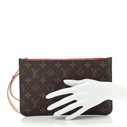 Louis Vuitton Monogram Neverfull MM GM Pochette Cherry 2 of 10