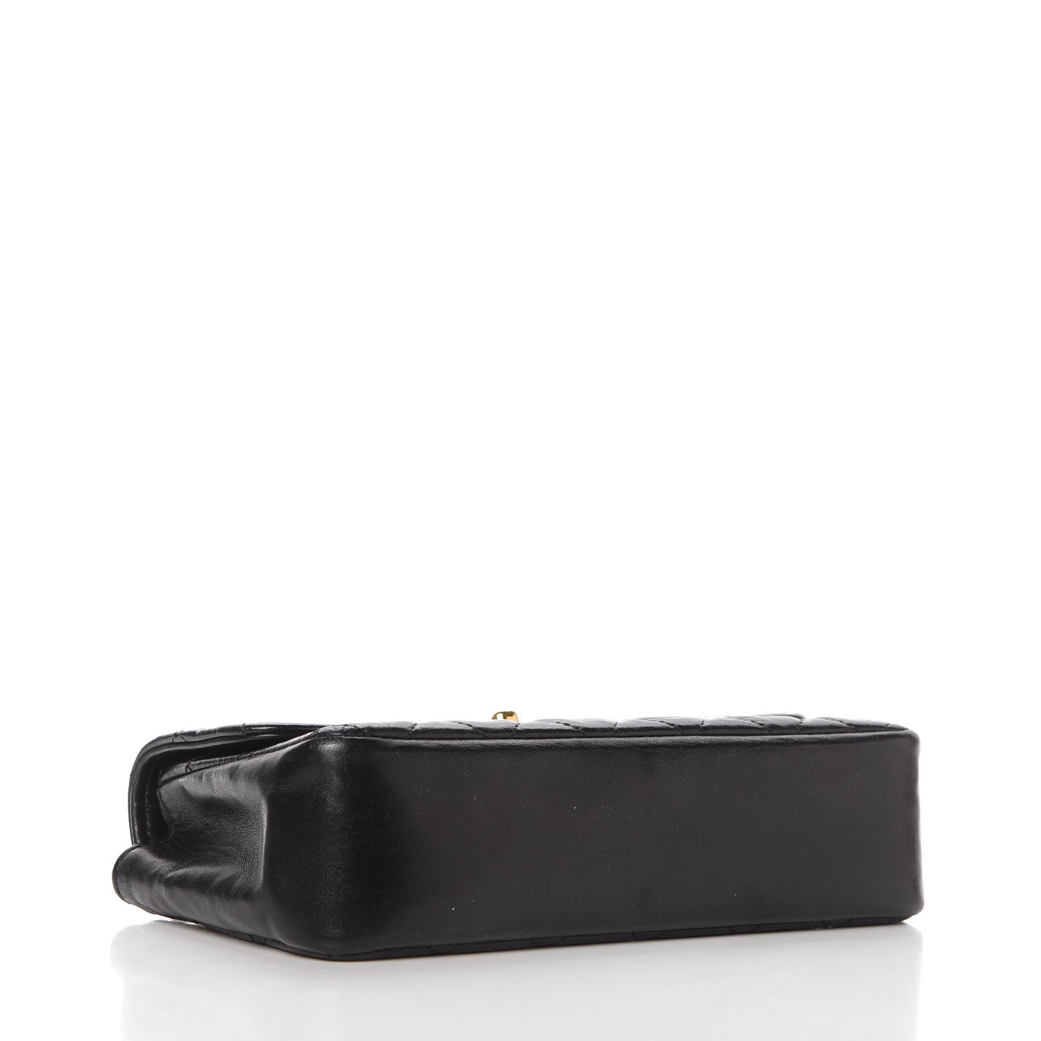 Chanel Lambskin Quilted Mini Rectangular Flap Bag Black 4 of 12