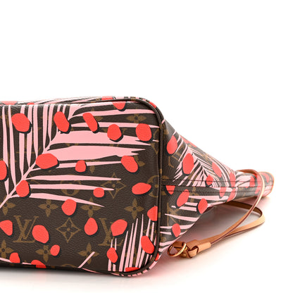 Louis Vuitton Monogram Jungle Dots Neo Neverfull MM Sugar Pink Poppy 10 of 11