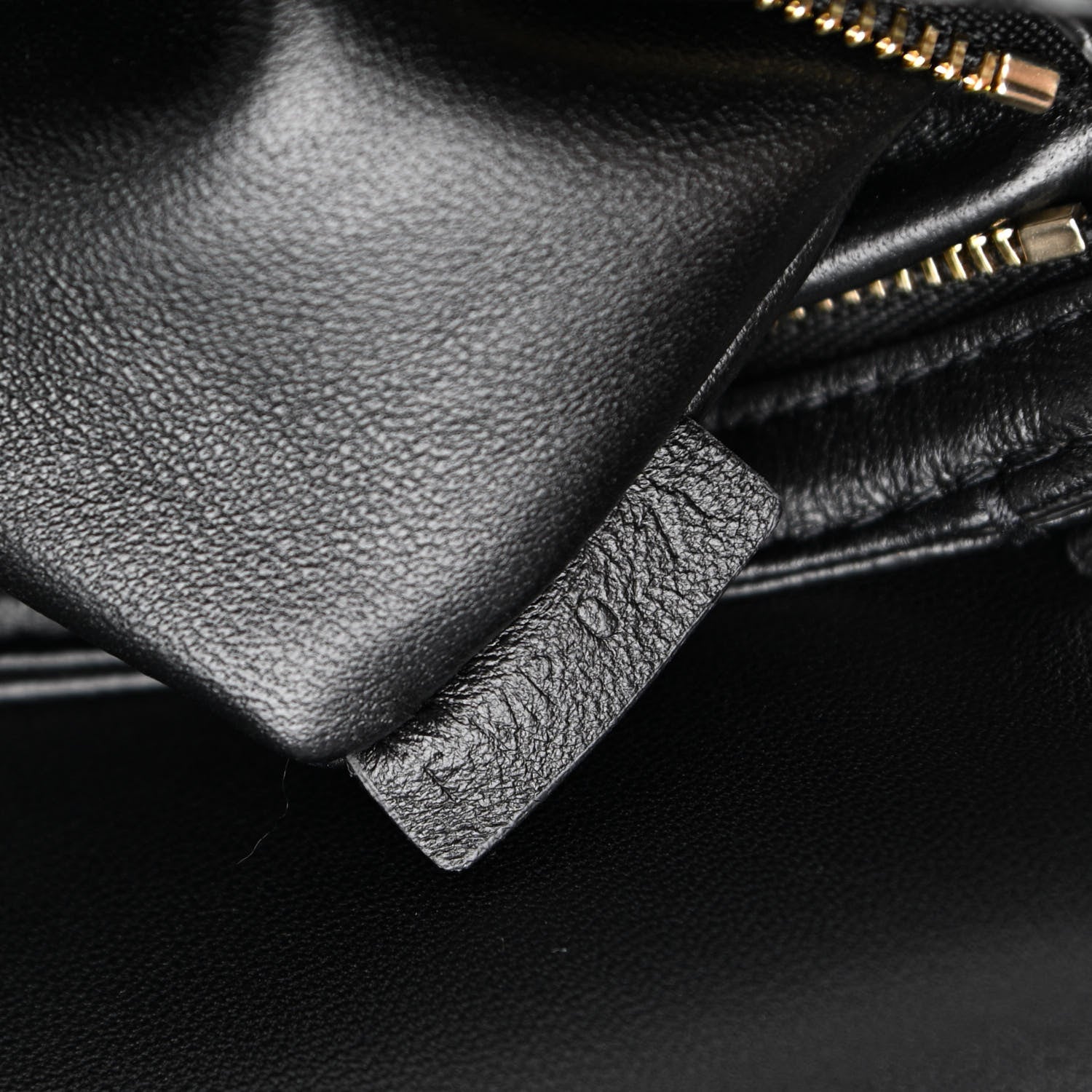 Celine Shiny Calfskin Medium Triomphe Black 8 of 15