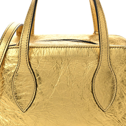 Khaite Metallic Calfskin Small Maeve Bag Gold 7 of 10