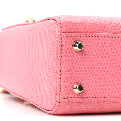 Christian Dior Lizard Mini Lady Dior Pink 9 of 10