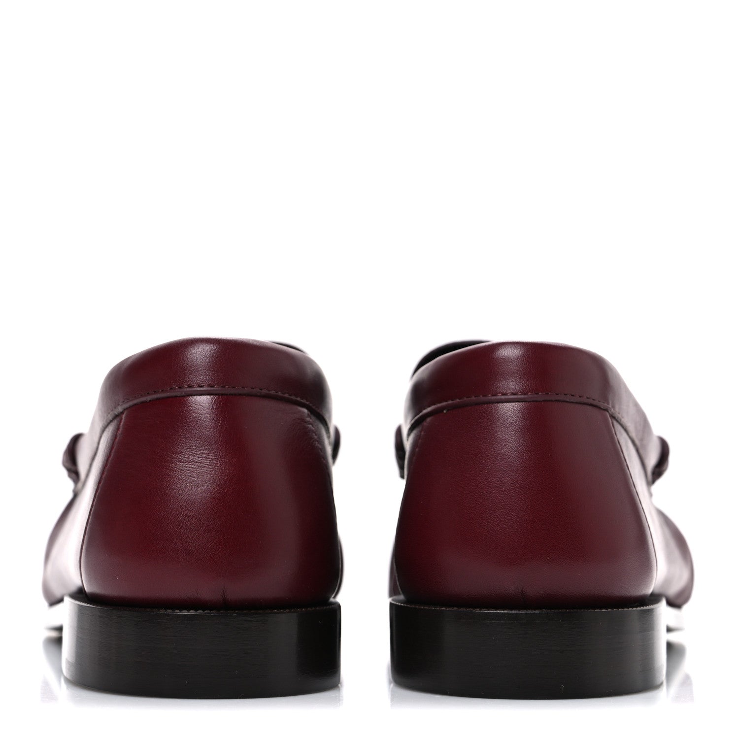Saint Laurent Radiance Calfskin Le Loafer 15 Moccasin 40 Dark Ruby 6 of 11