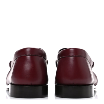 Saint Laurent Radiance Calfskin Le Loafer 15 Moccasin 40 Dark Ruby 6 of 11