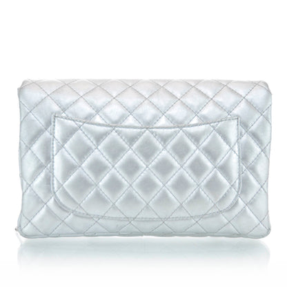 Chanel Lambskin Reissue 2.55 Clutch Silver 3 of 9