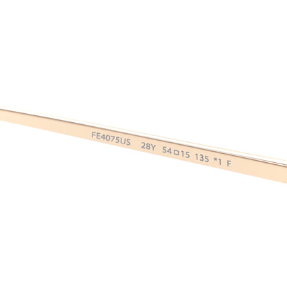 Fendi Metal Crystal Fendi First Oval Sunglasses FE4075US Gold Pink 6 of 8