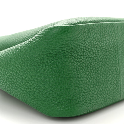 Prada Vitello Daino Soft Mini Dynamique Tote Verde 9 of 10