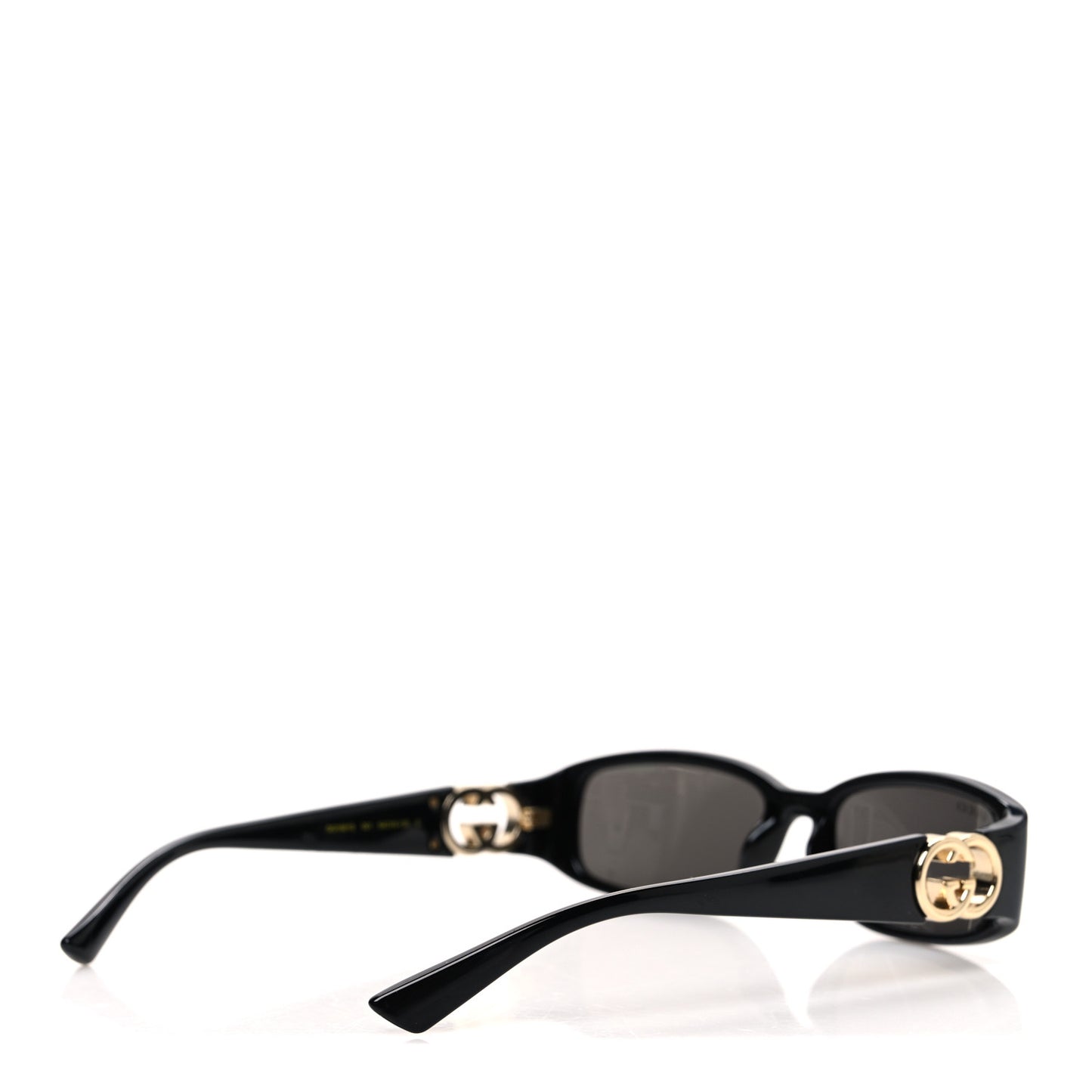 Acetate Rectangular Frame Sunglasses GG1661S Black