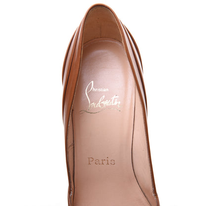 Christian Louboutin Calfskin Insectika 100 Pumps 39 Cuoio 7 of 23