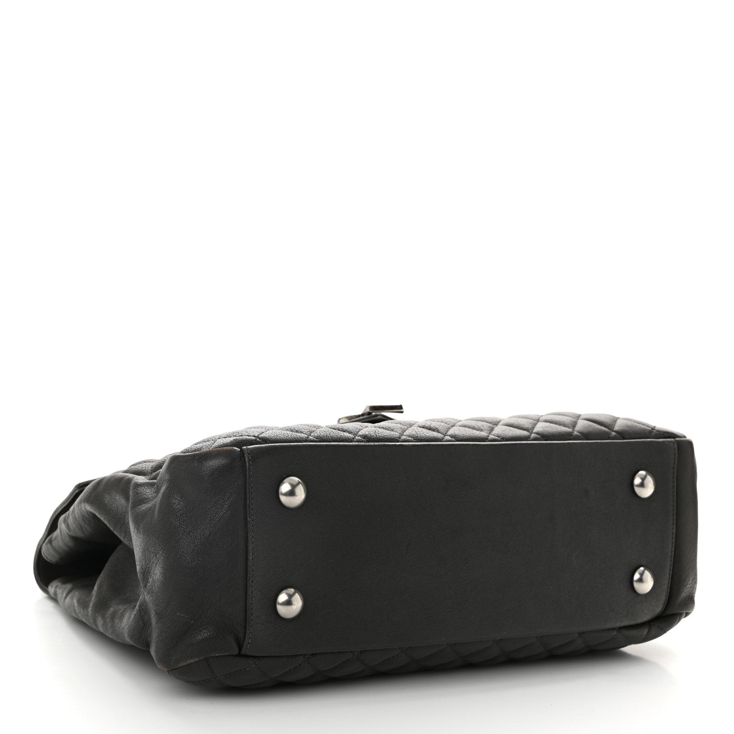 Saint Laurent Sheepskin Tri-quilt Monogram Large College Satchel Asphalt 4 of 12