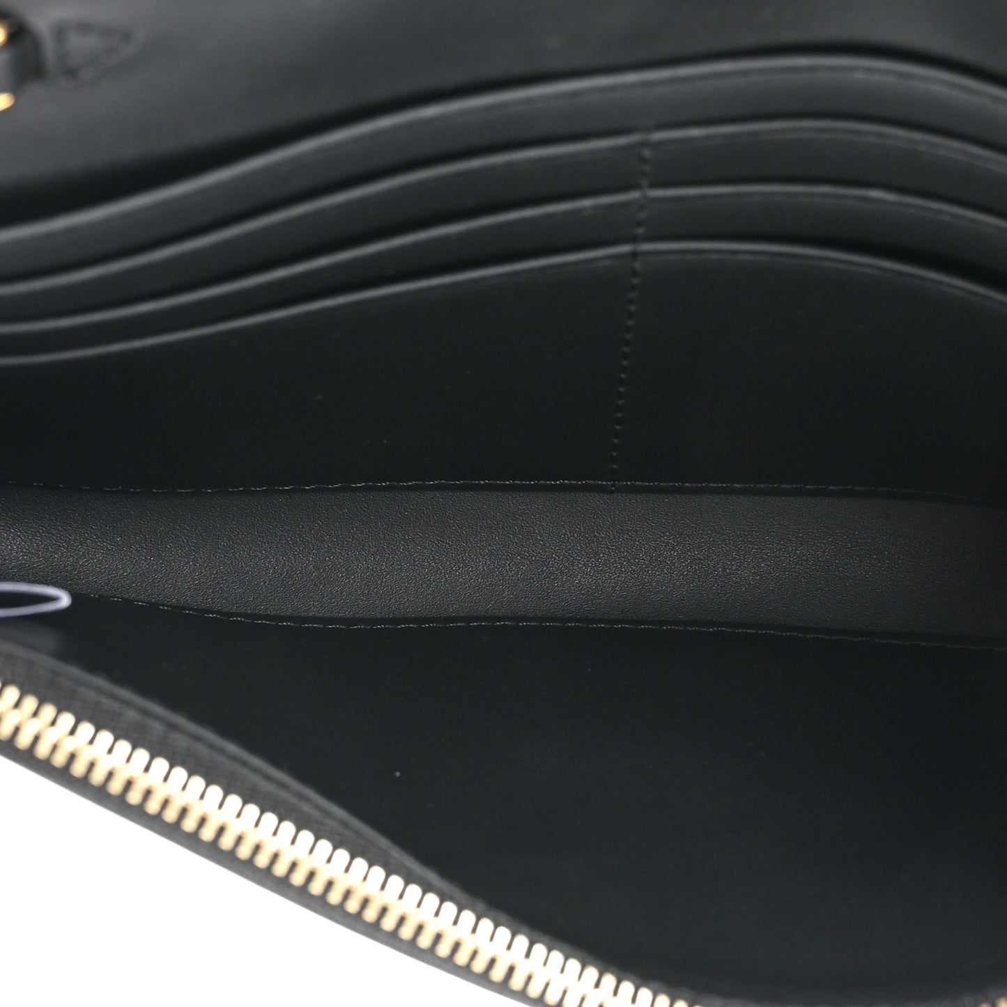 Visetos Large Tracy Chain Wallet Black Cognac