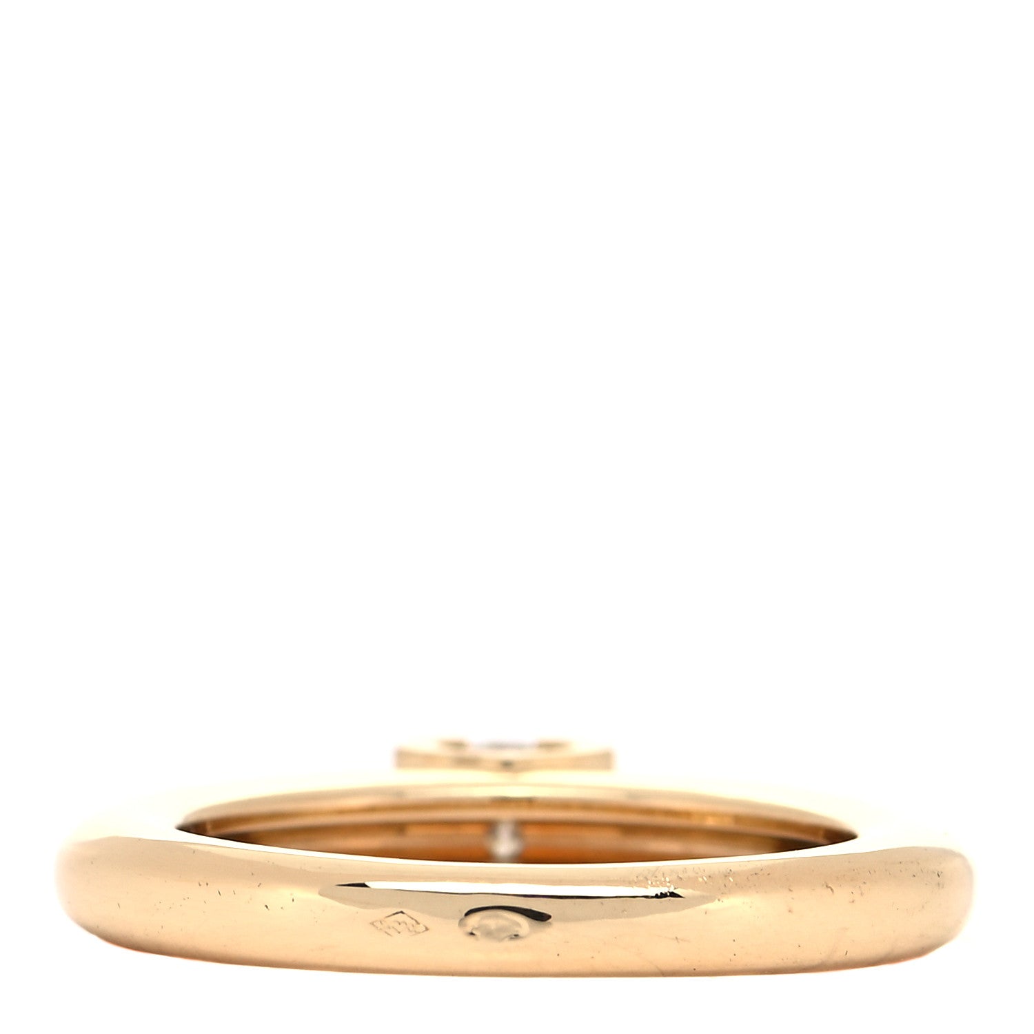 Cartier 18K Yellow Gold Diamond .28ct Louis Cartier Engagement Ring 54 6.75 5 of 10