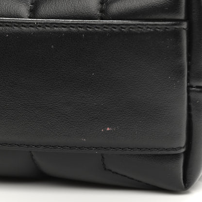 Saint Laurent Calfskin Y Quilted Monogram Toy Loulou Crossbody Bag Black 11 of 14