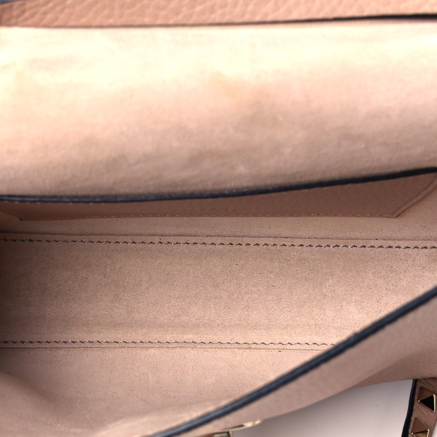 Valentino Garavani Pebbled Calfskin Medium Rockstud Flip Lock Crossbody Bag Poudre 4 of 7
