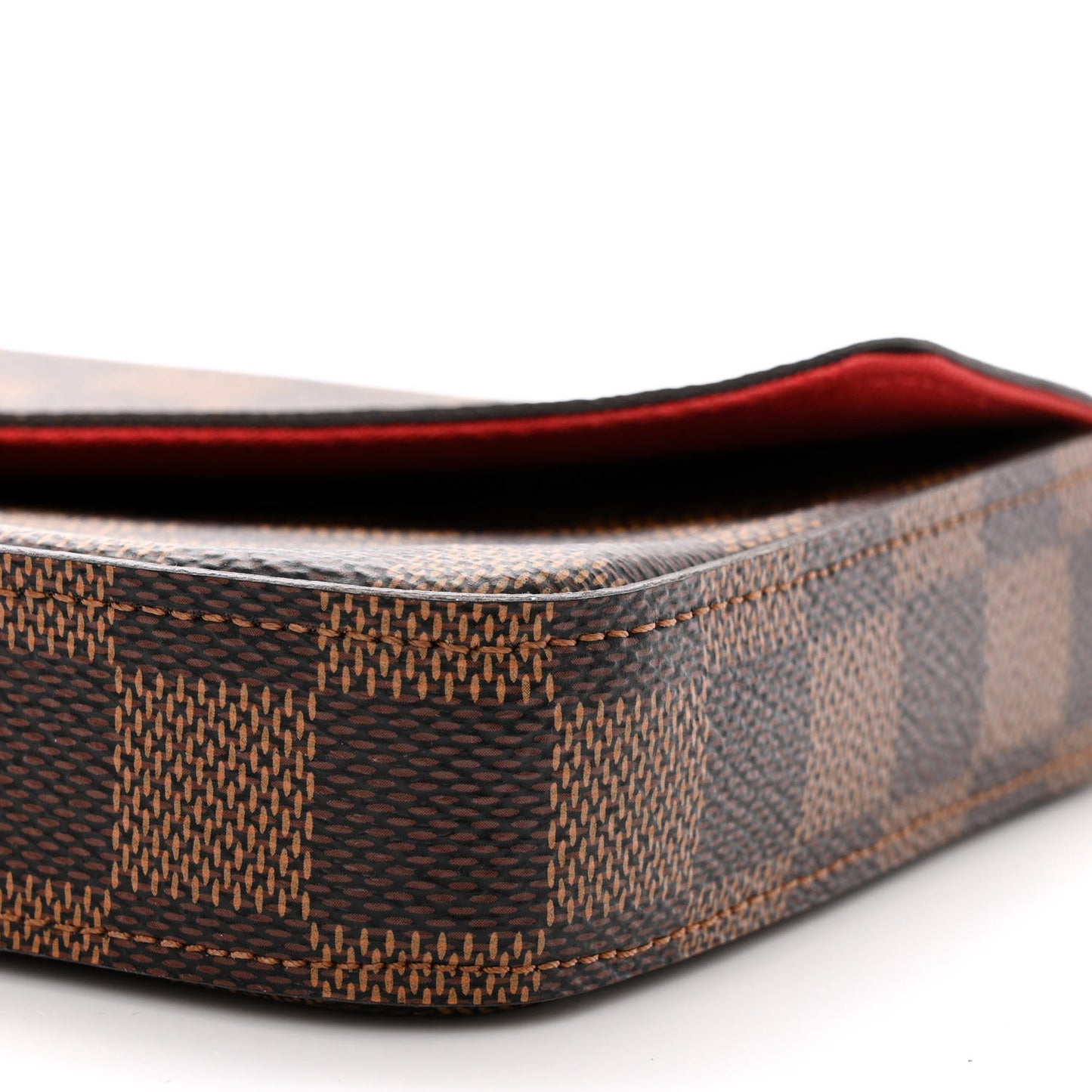 Damier Ebene Pochette Felicie Chain Wallet
