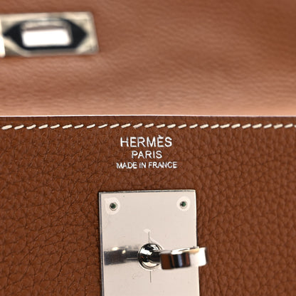 Hermes Togo Kelly Retourne 32 Gold 6 of 9