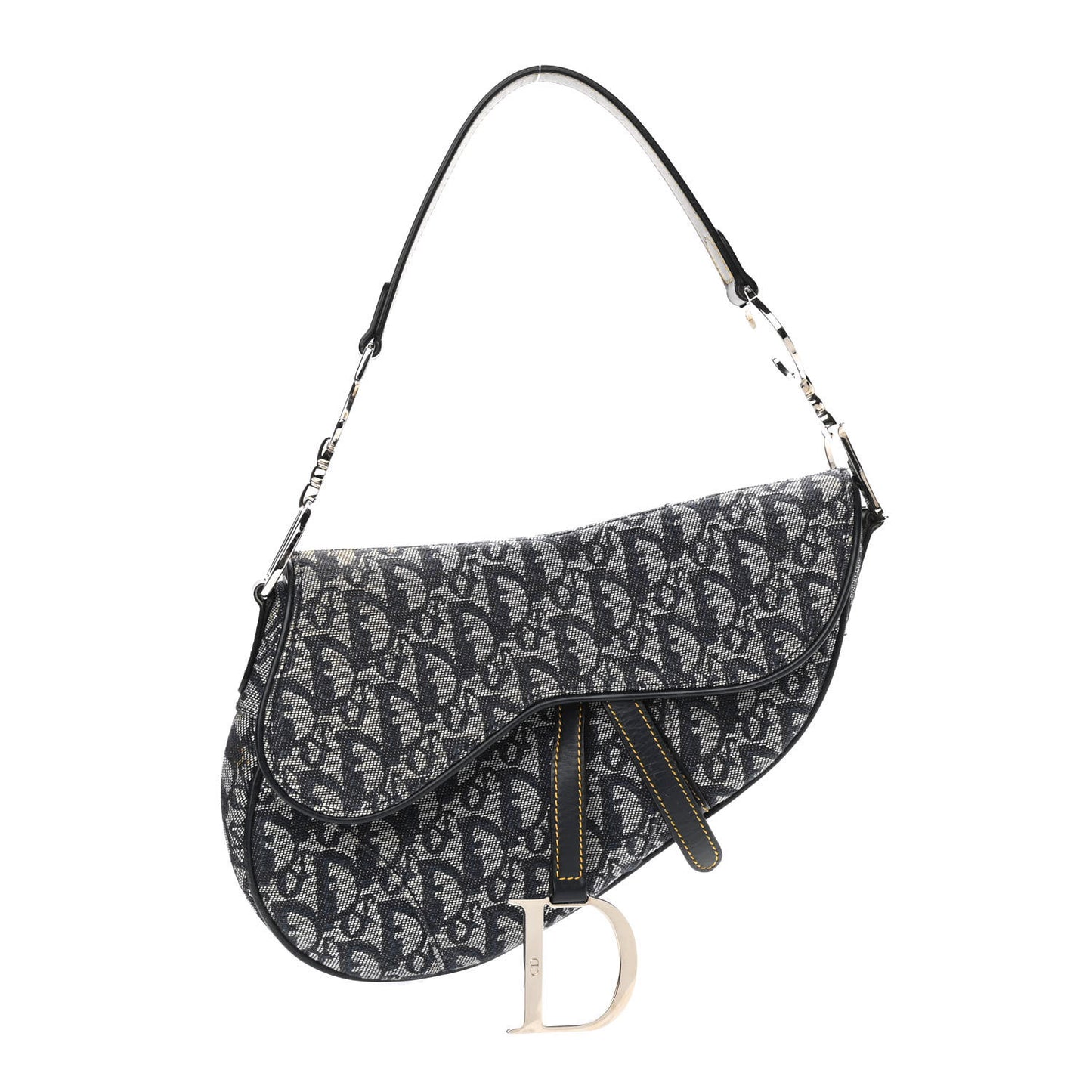 Monogram Saddle Bag Blue