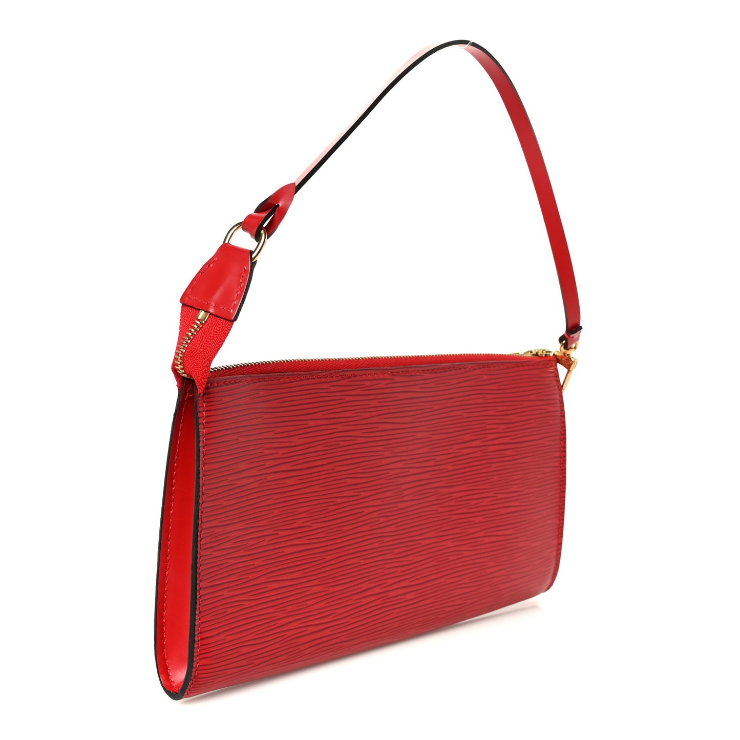 Epi Pochette Accessories 24 Castillan Red