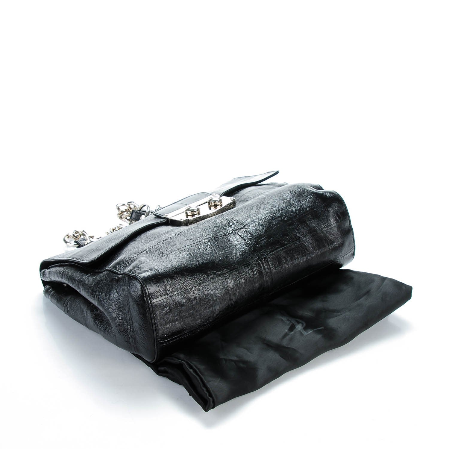 Saint Laurent Eel Skin Sac Le Sixieme Chain Bag 4 of 7