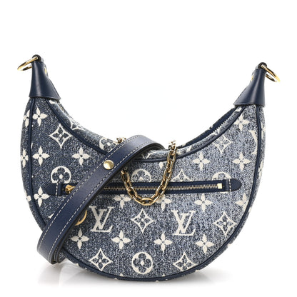 Louis Vuitton Monogram Jacquard Denim Loop Bleu 1 of 9