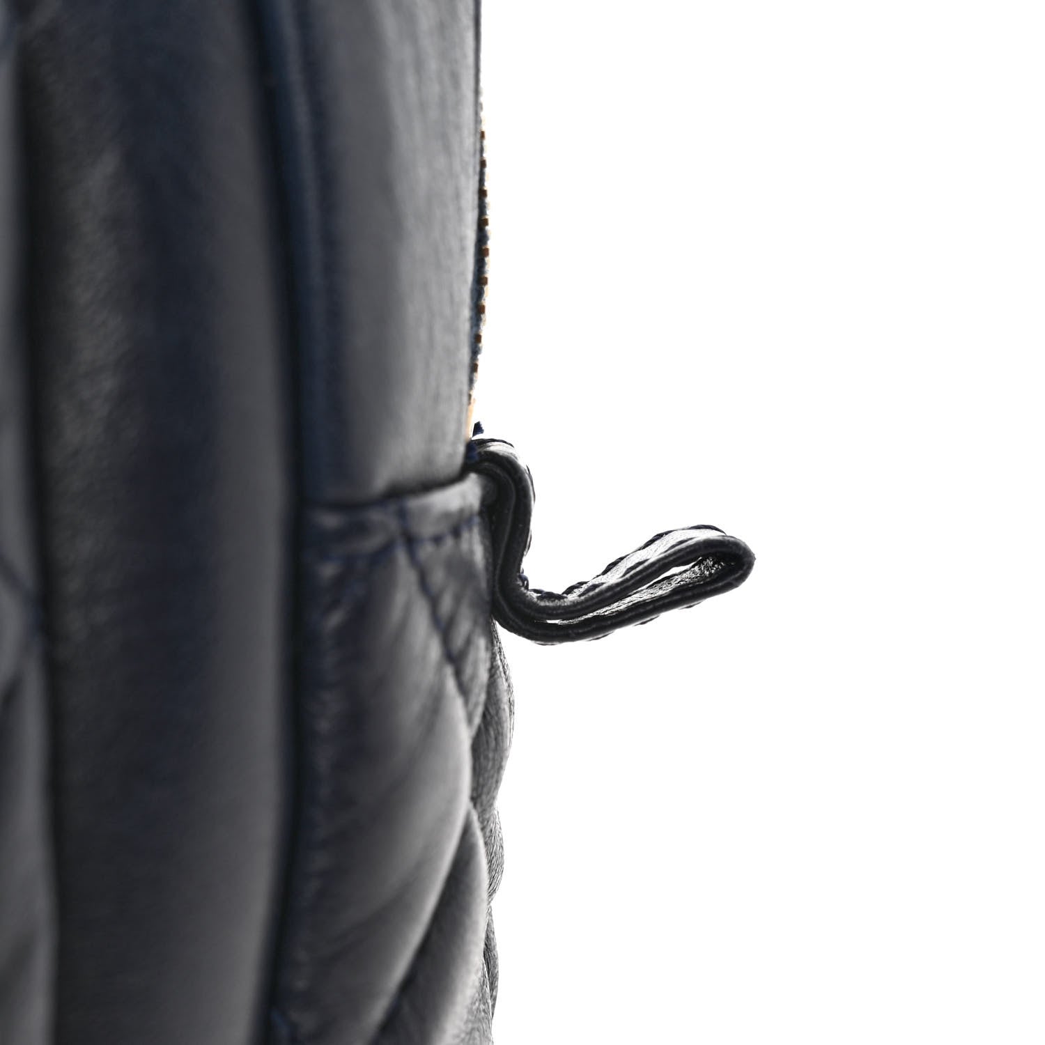 Chanel Lambskin Quilted Travel Flap Tote Navy 12 of 12