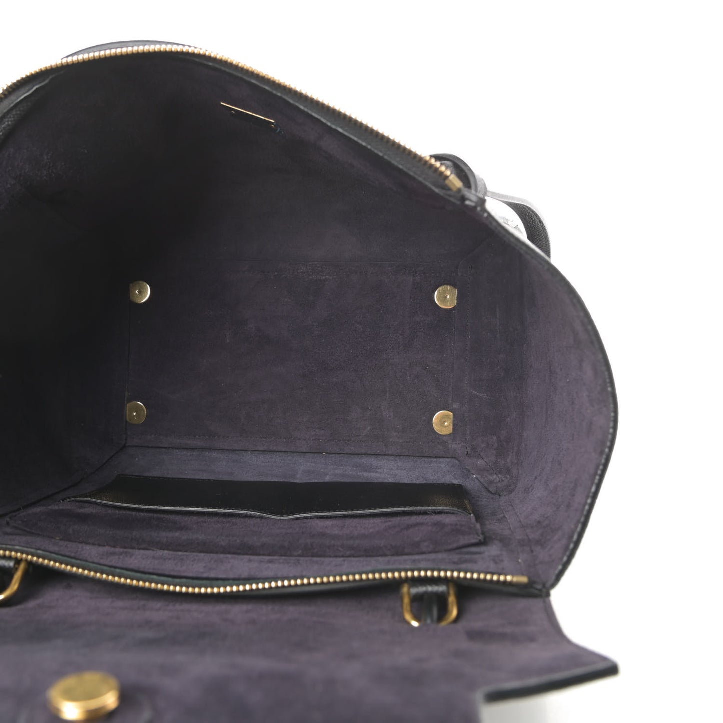 Grained Calfskin Mini Belt Bag Black