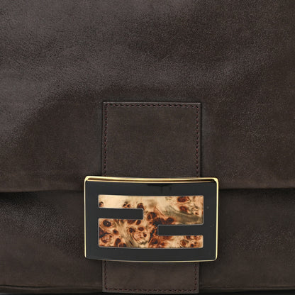 Fendi Vitello Savana Big Forever Mama Baguette Dark Brown 8 of 10