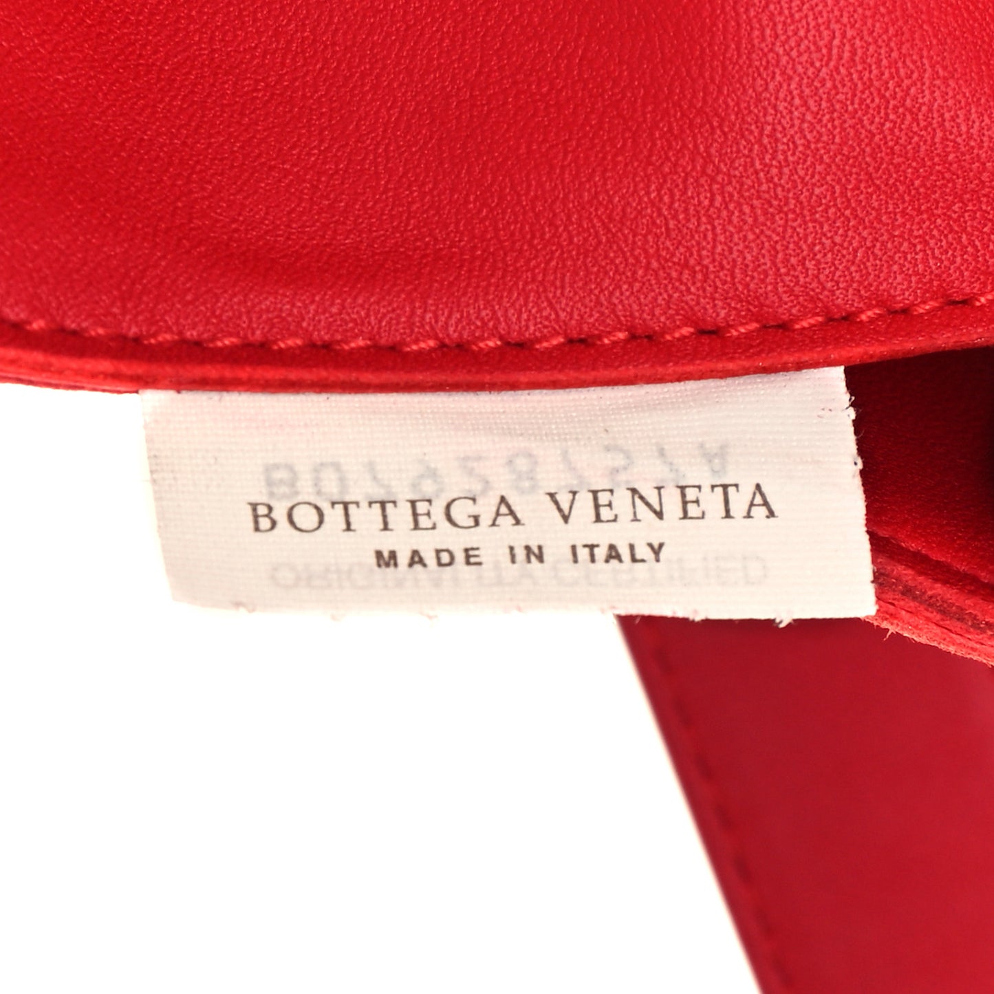 Lambskin Maxi Intrecciato Cassette Crossbody Bag Bright Red