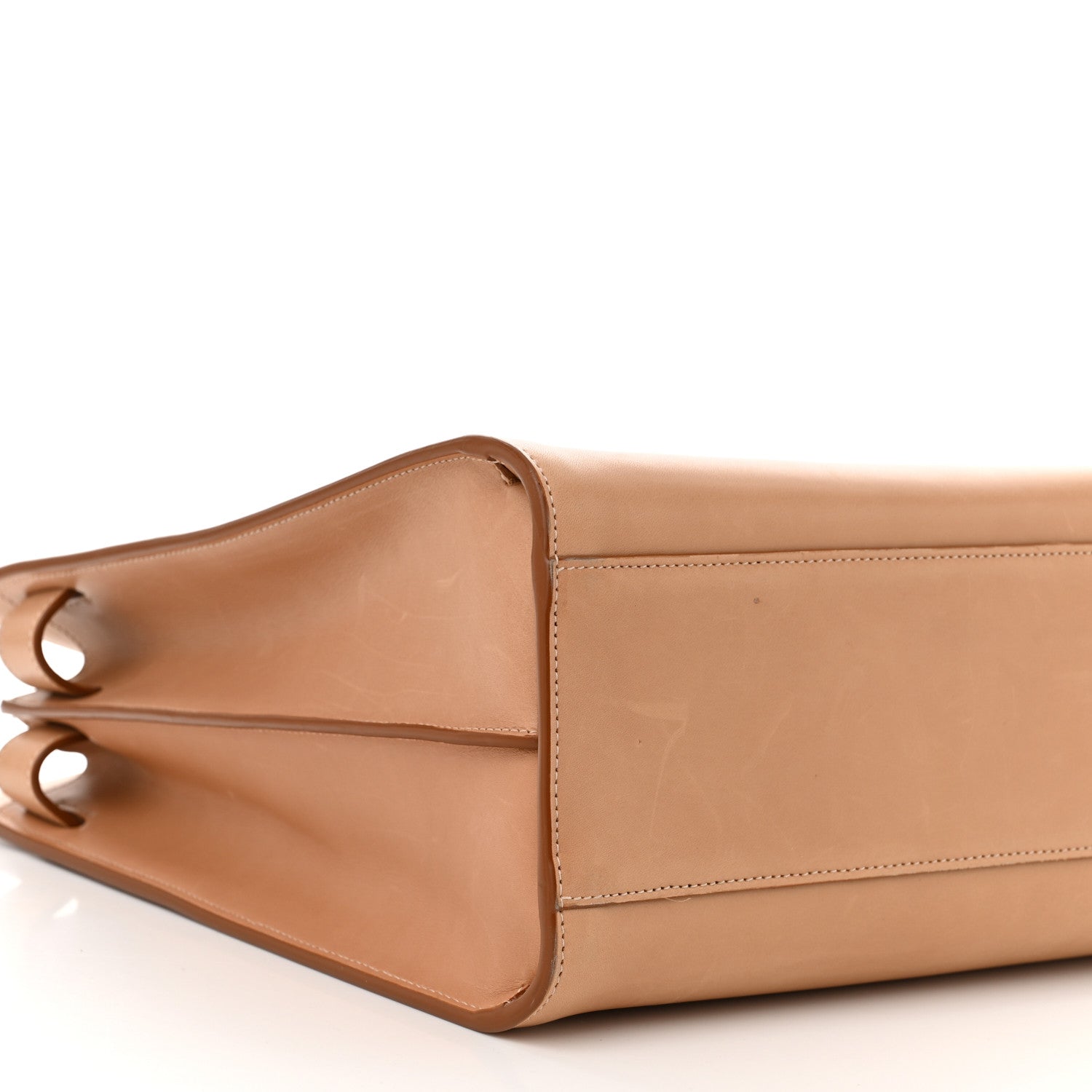 Saint Laurent Calfskin Large Souple Sac De Jour Brown Gold 9 of 11