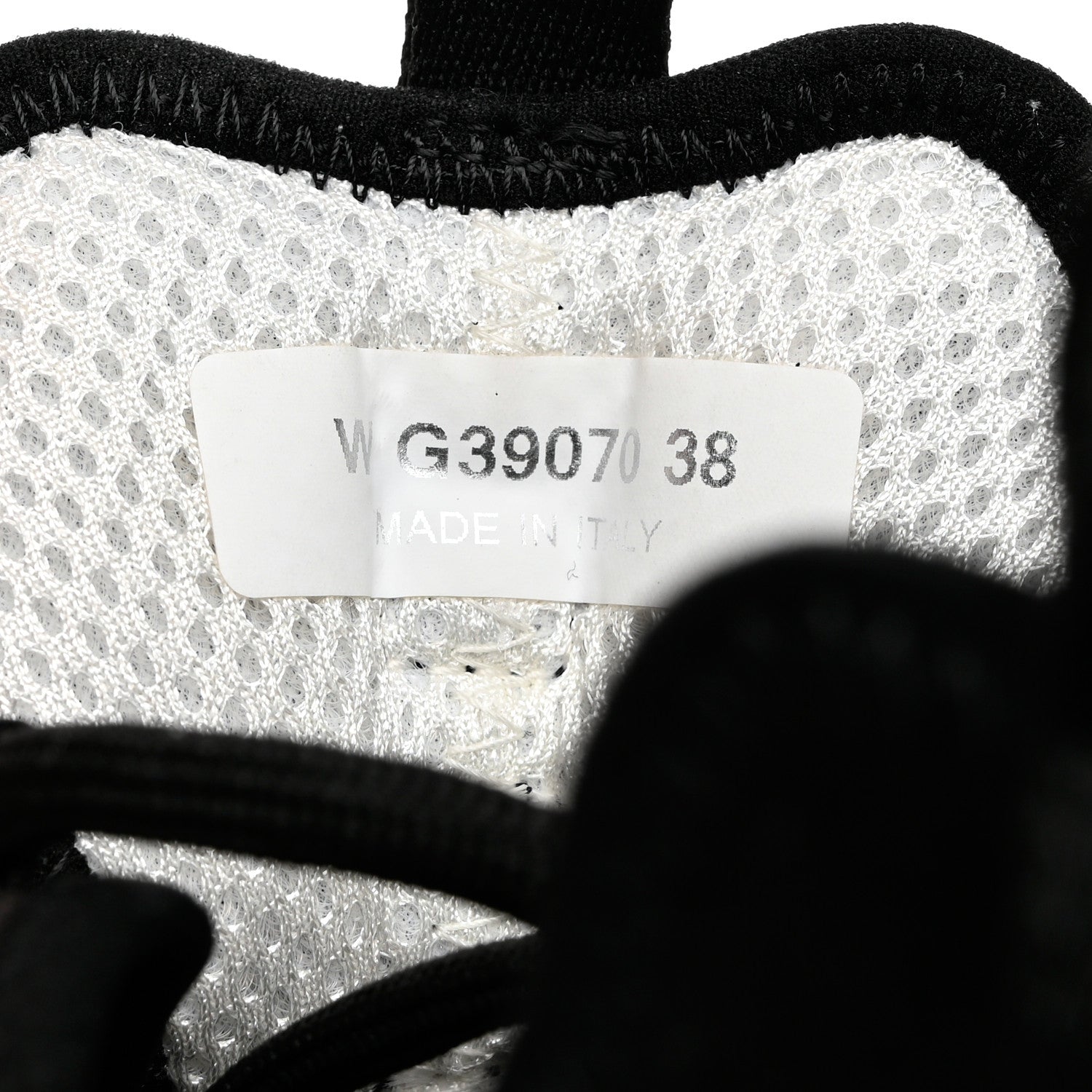 Chanel Velvet Calfskin Mixed Fibers CC Sneakers 38 Black 6 of 9