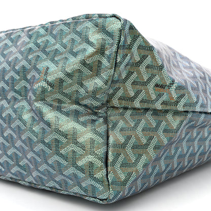 Goyard Iridescent Goyardine Saint Louis GM Pearly Green 10 of 11