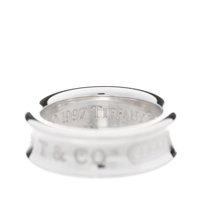 Tiffany Sterling Silver 1837 Band Ring 51 5.75 4 of 6