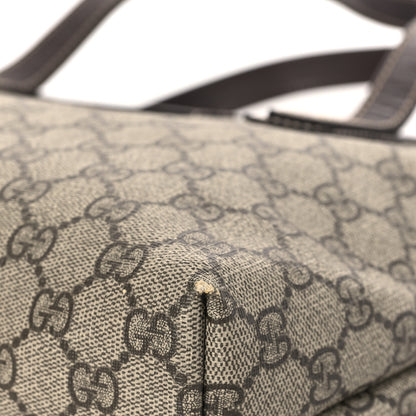 Gucci GG Supreme Monogram Small Joy Tote Dark Brown 9 of 11
