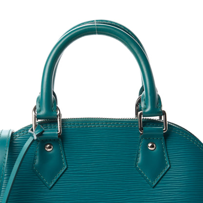 Louis Vuitton Epi Alma BB Cyan 10 of 10