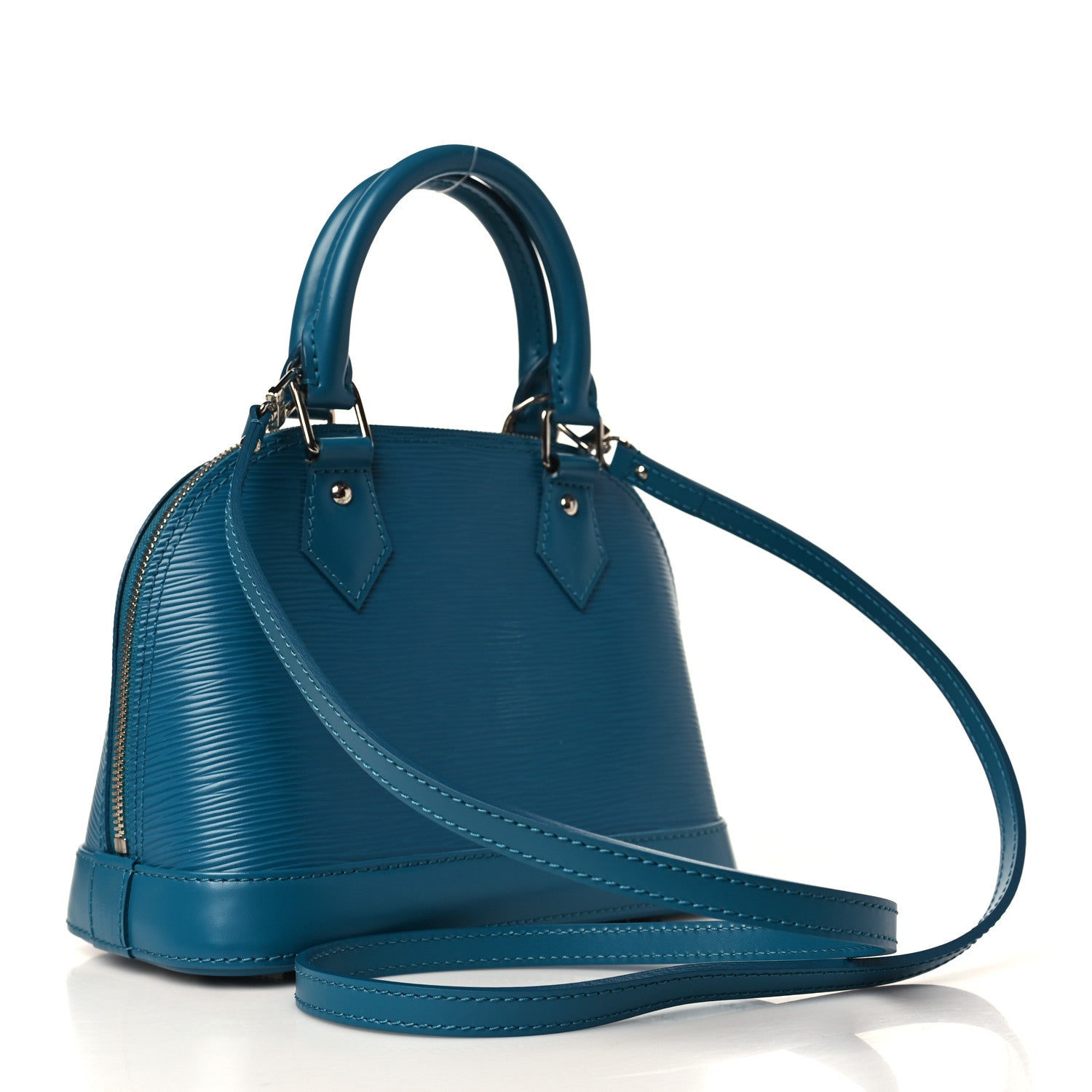 Louis Vuitton Epi Alma BB Cyan 3 of 8