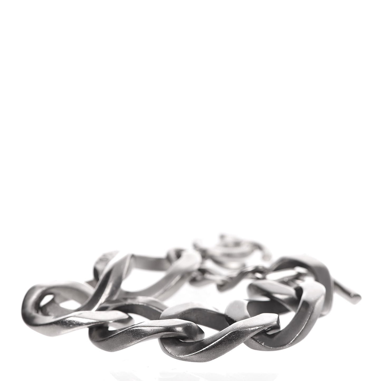 Chain Link CC Bracelet Silver