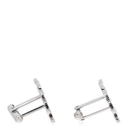 Fendi Metal Kaligraphy Cufflinks Silver 3 of 6