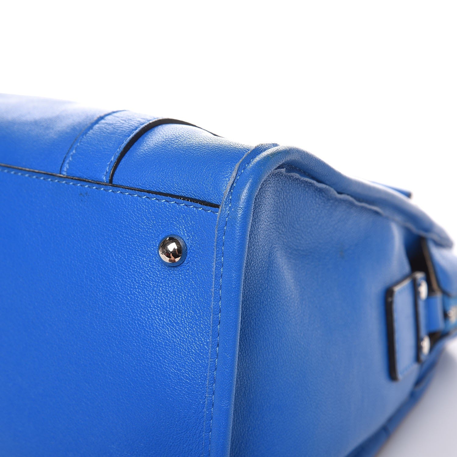 Marc Jacobs Lambskin Calf Hair Medium Serengeti Wellington Blue 9 of 10