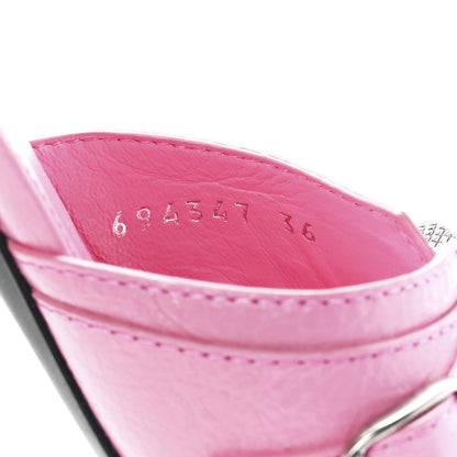 Balenciaga Agneau Arena Cagole 50mm Slide Sandals 36 Sweet Pink 6 of 9