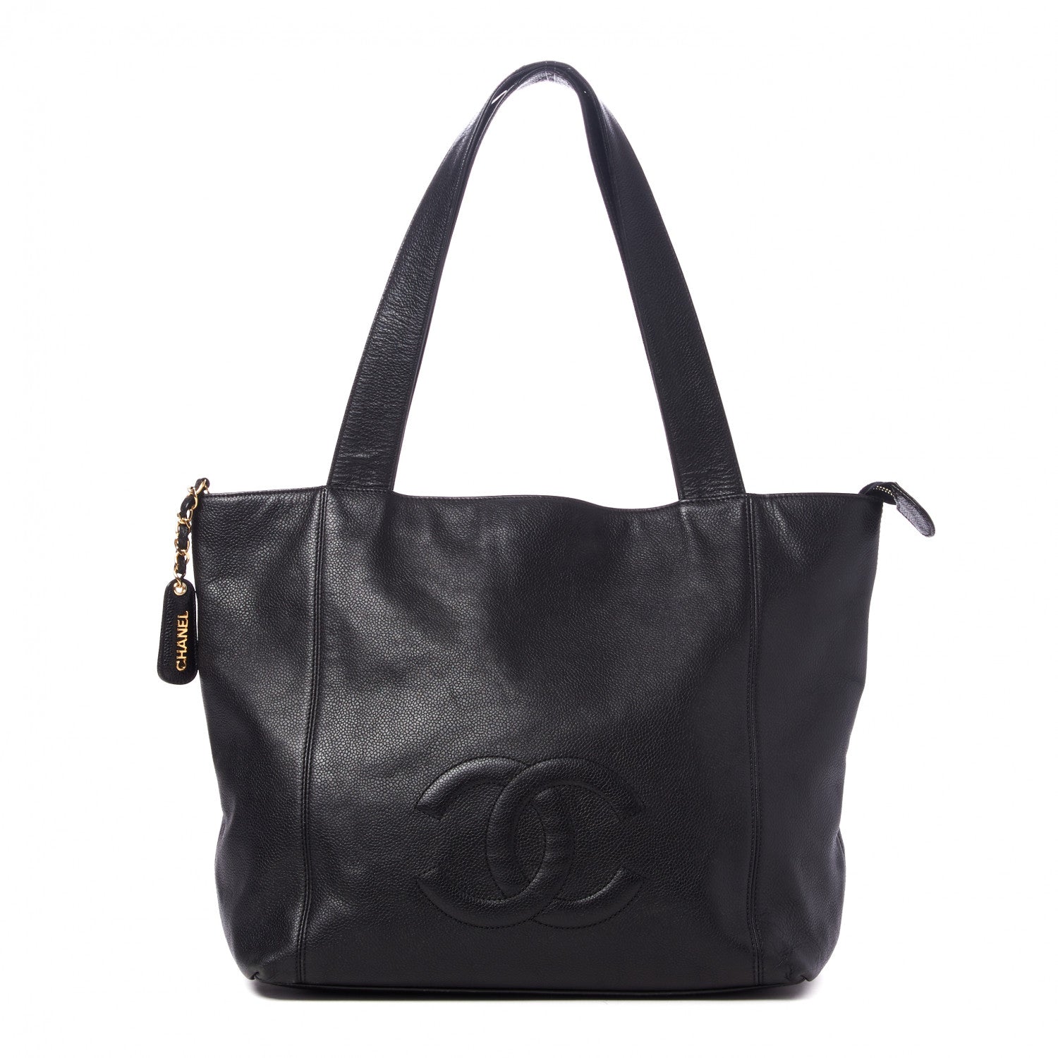 Chanel Caviar CC Tote Black 1 of 10