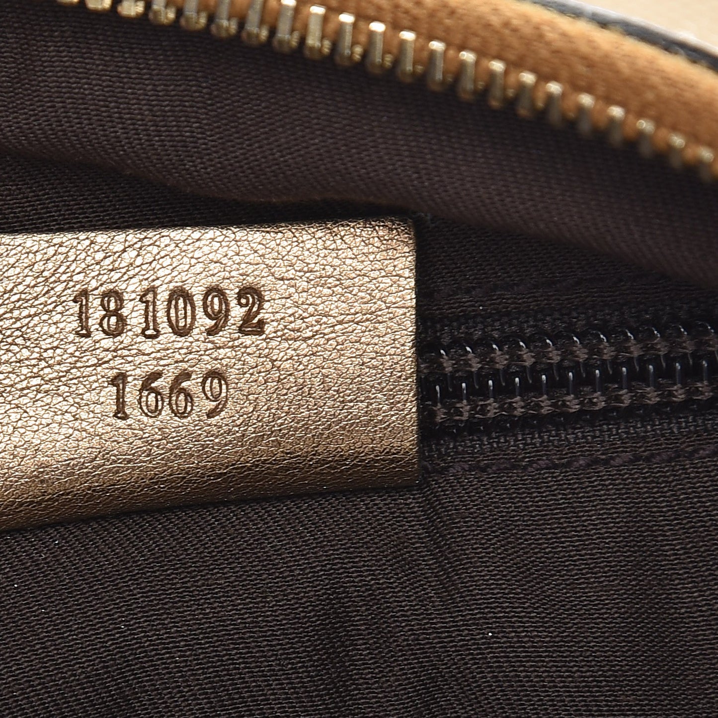 Monogram Web Medium Half Moon Hobo Gold Pink