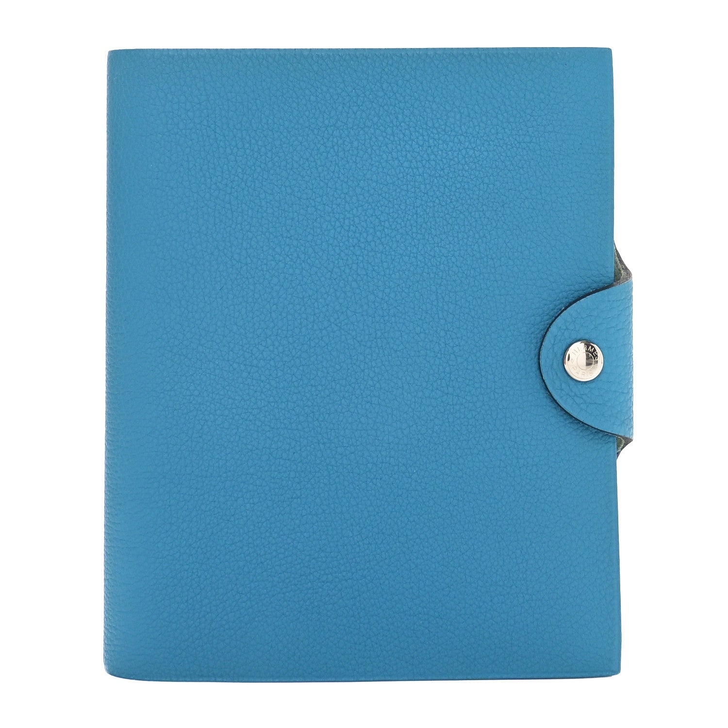 Hermes Togo Ulysse PM Notebook Cover Blue Jean 1 of 8