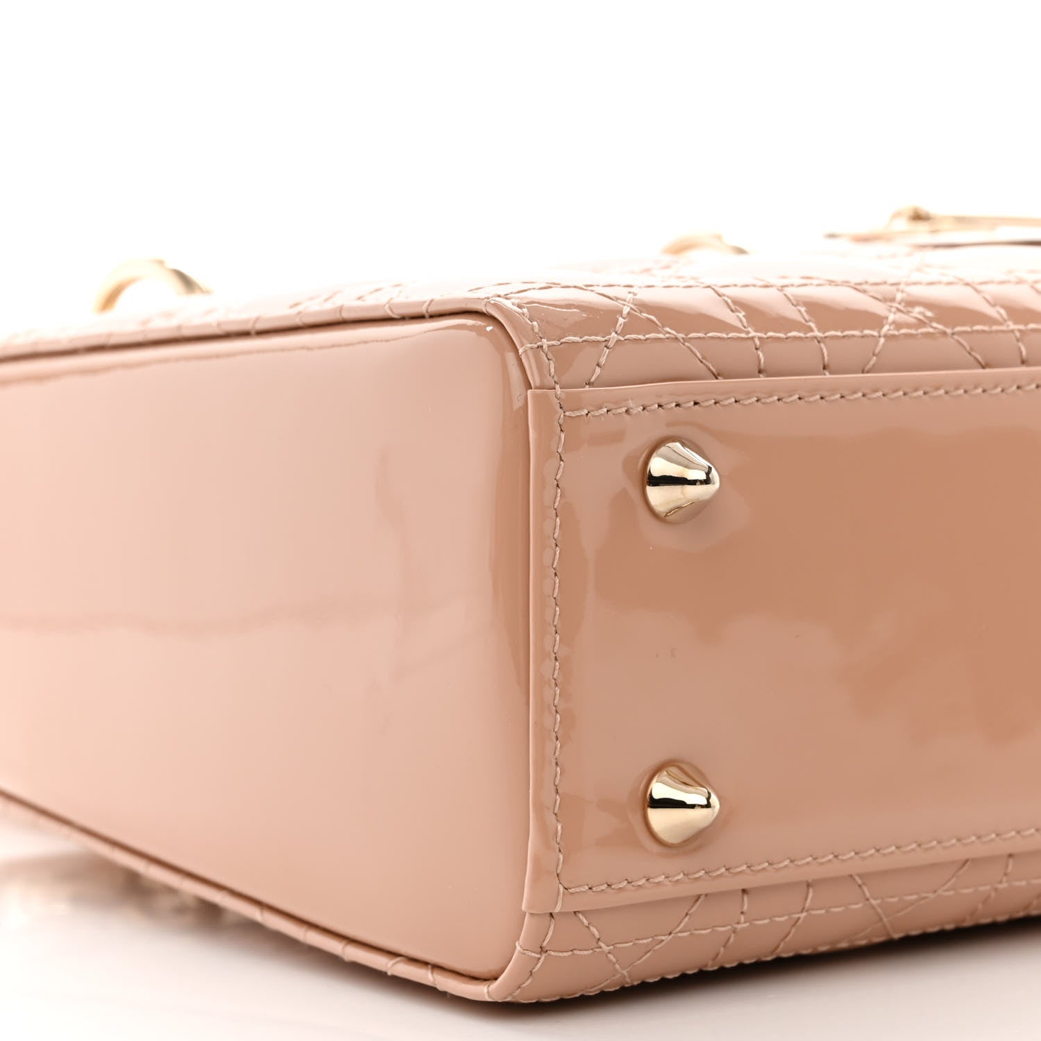 Christian Dior Patent Cannage Small Lady Dior Light Pink 9 of 10
