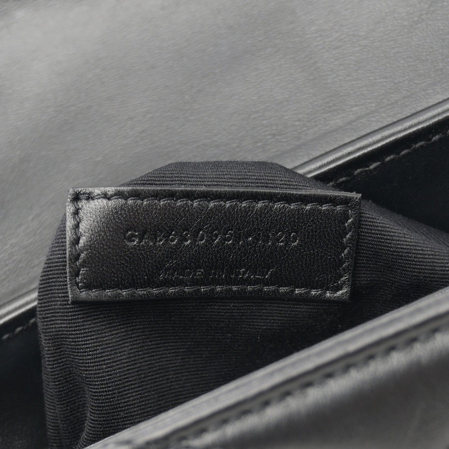 Calfskin Y Quilted Monogram Toy Loulou Crossbody Bag Black